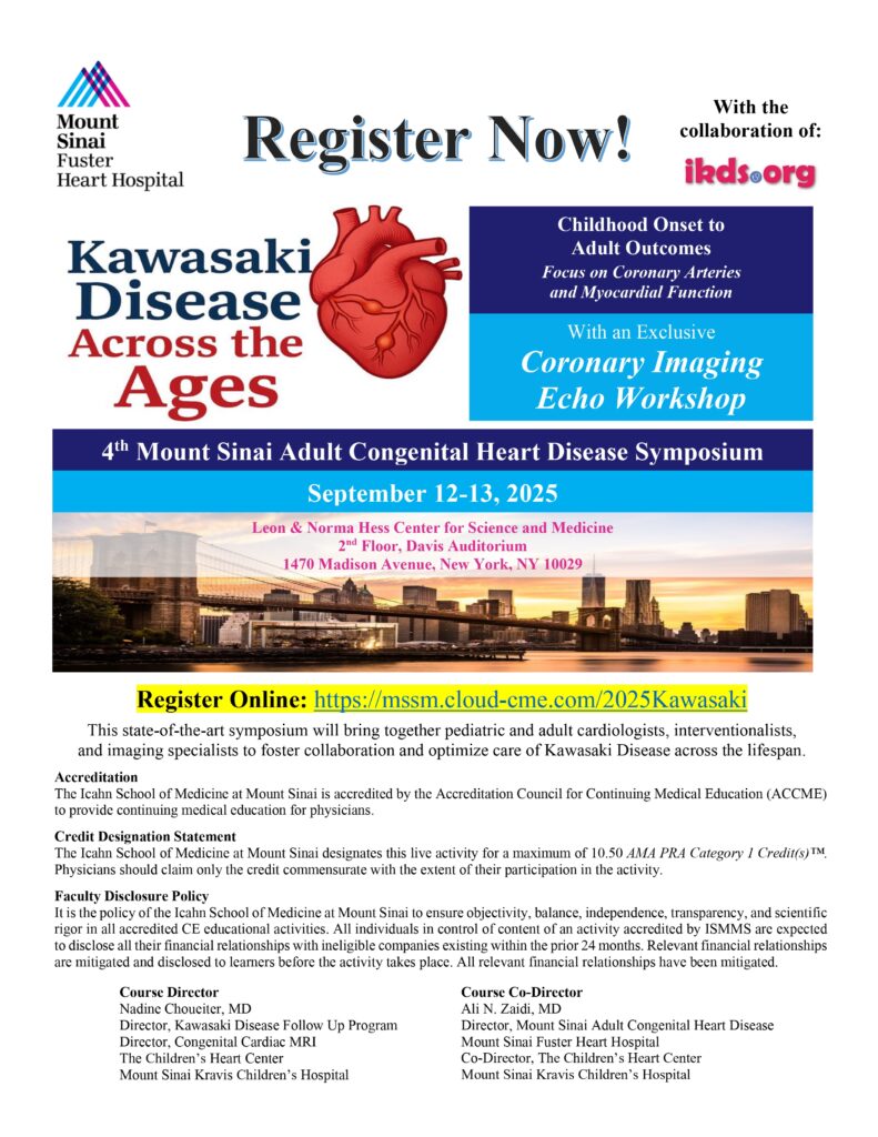 Mount Sinai Adult Congenital Heart Disease Symposium