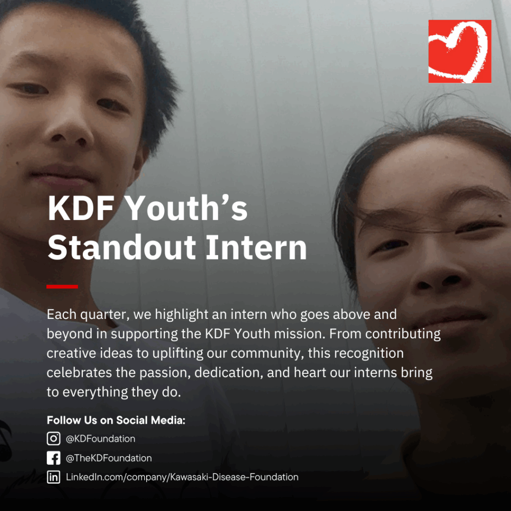 KDF Youth's Standout Intern: Joshua & Charlotte Wei